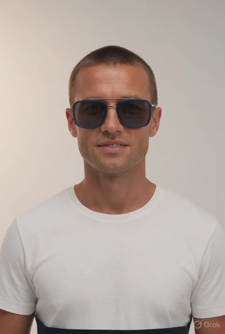Max - Metal & Wood Sunglasses