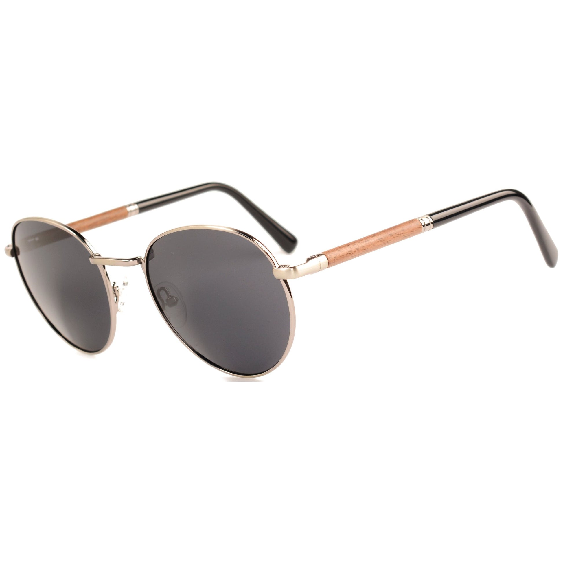 Sloan - Monel & Wood Sunglasses