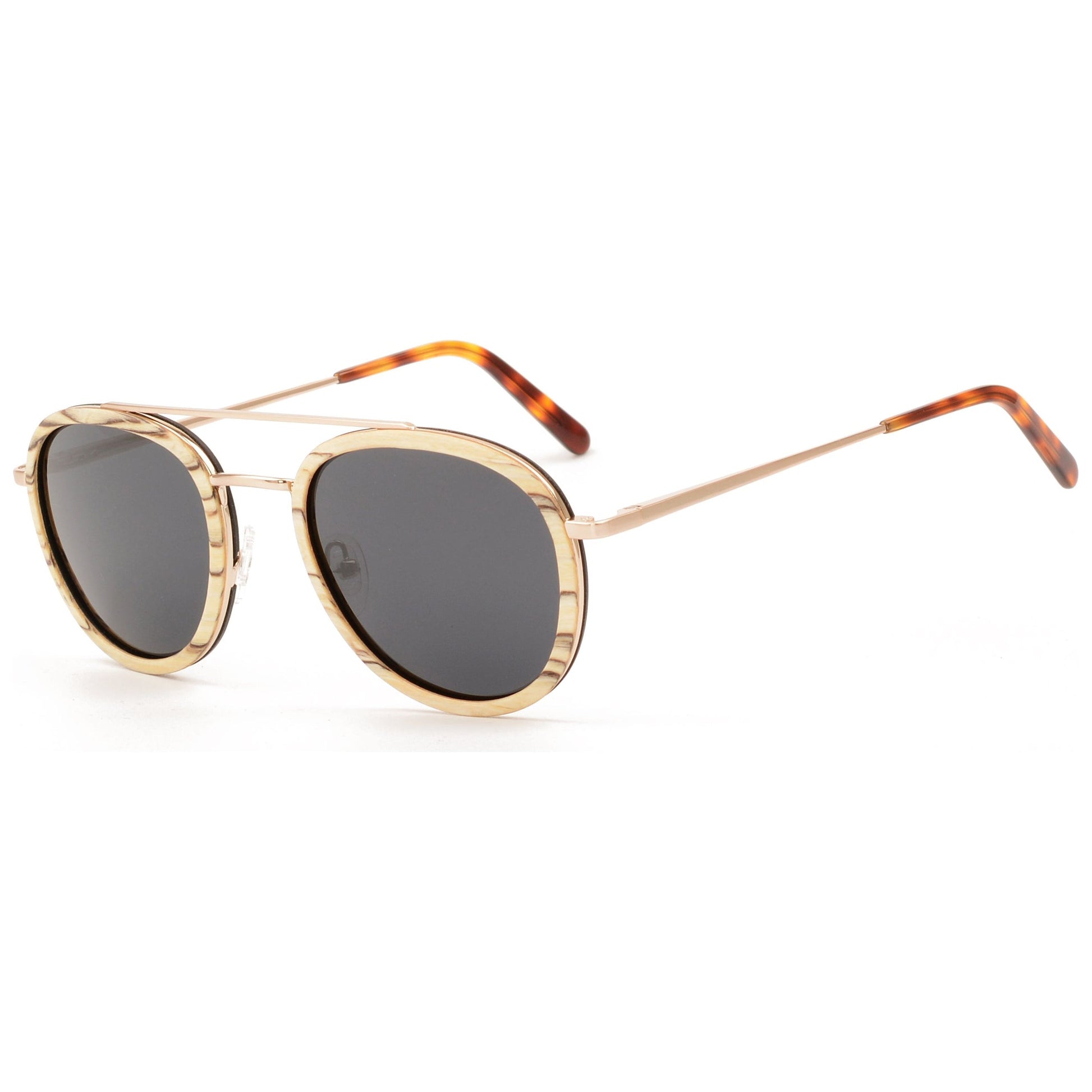 O'Hara - Metal & Wood Sunglasses