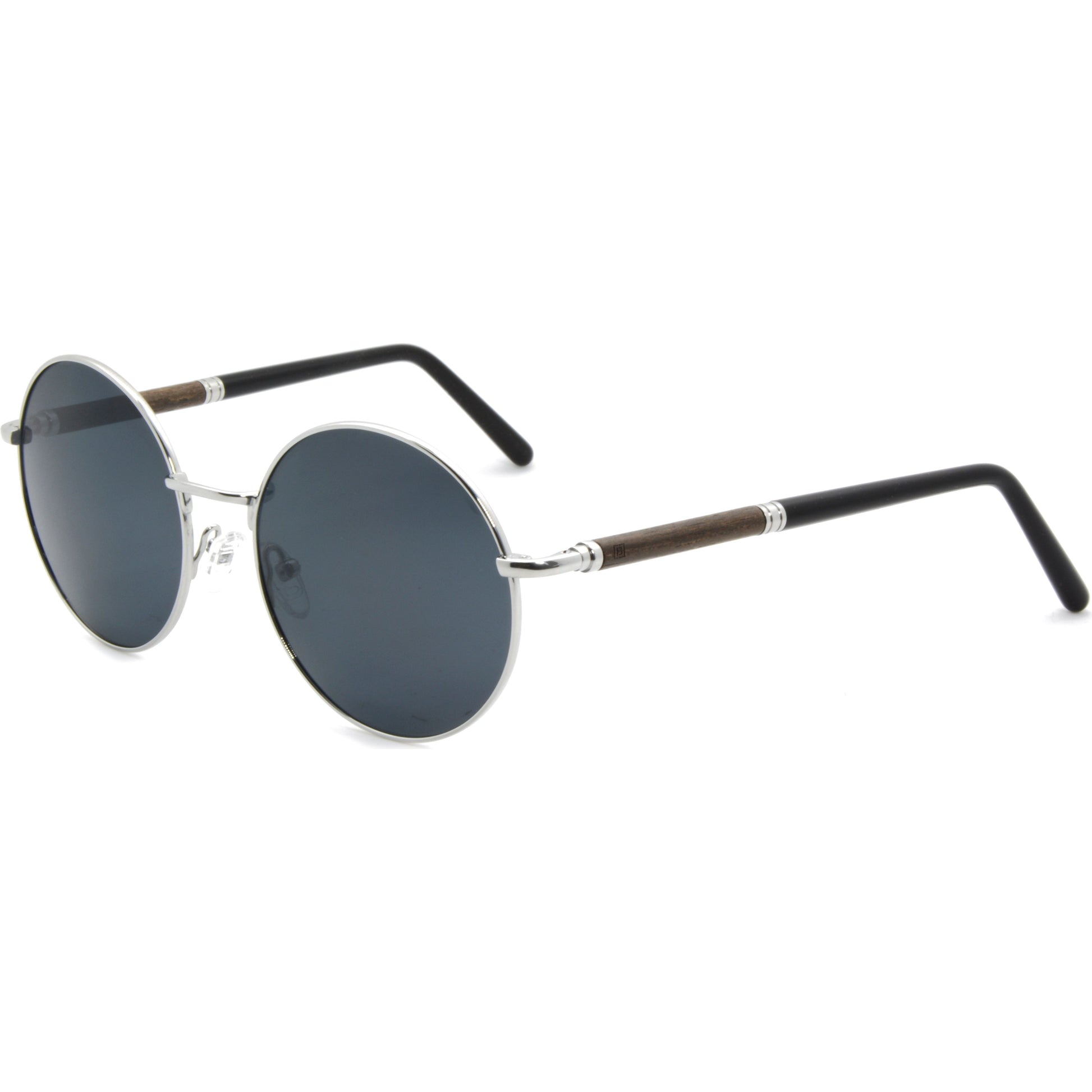 Sean - Titanium & Wood Sunglasses