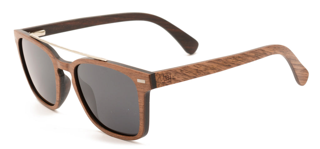polarised walnut hi bar wood sunglasses entourage